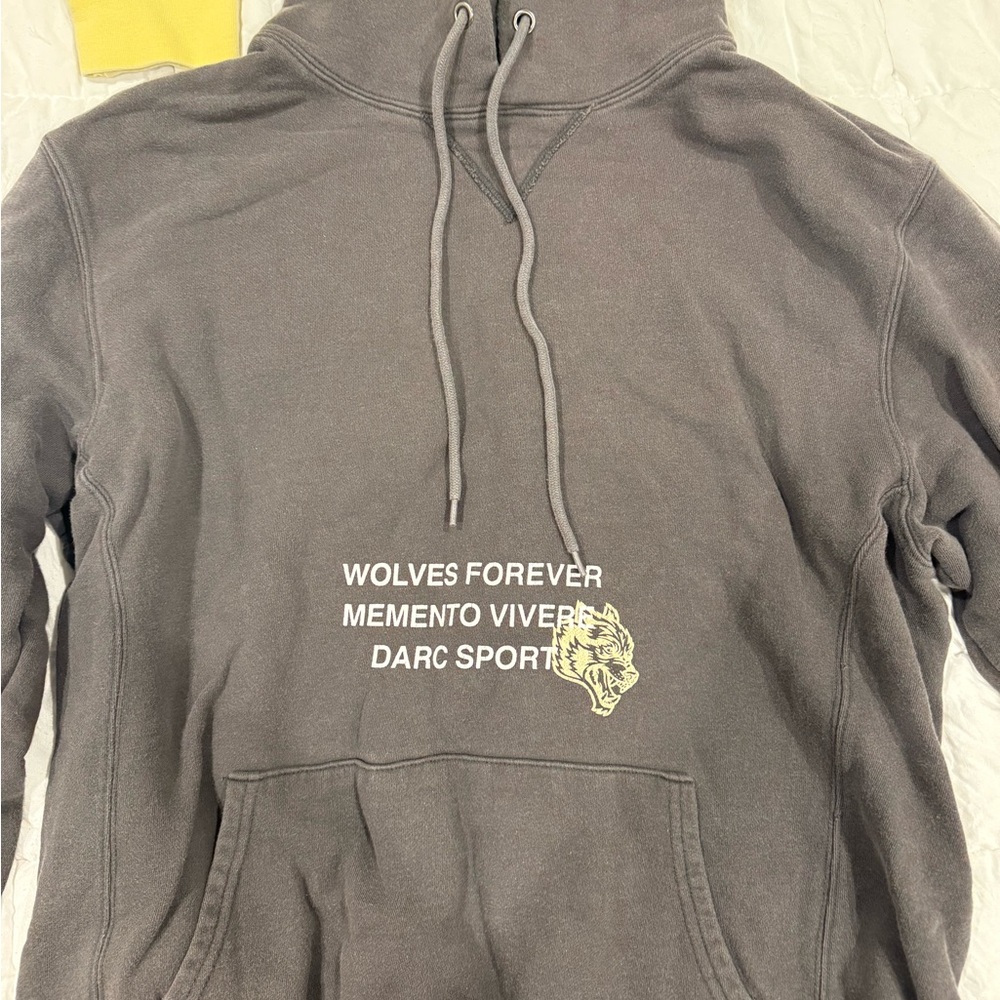 Darc Sport Charcoal Hoodie with Graphic Print